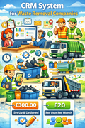 Customer Relationship Management software for Waste removal companies hosted for 12 months .