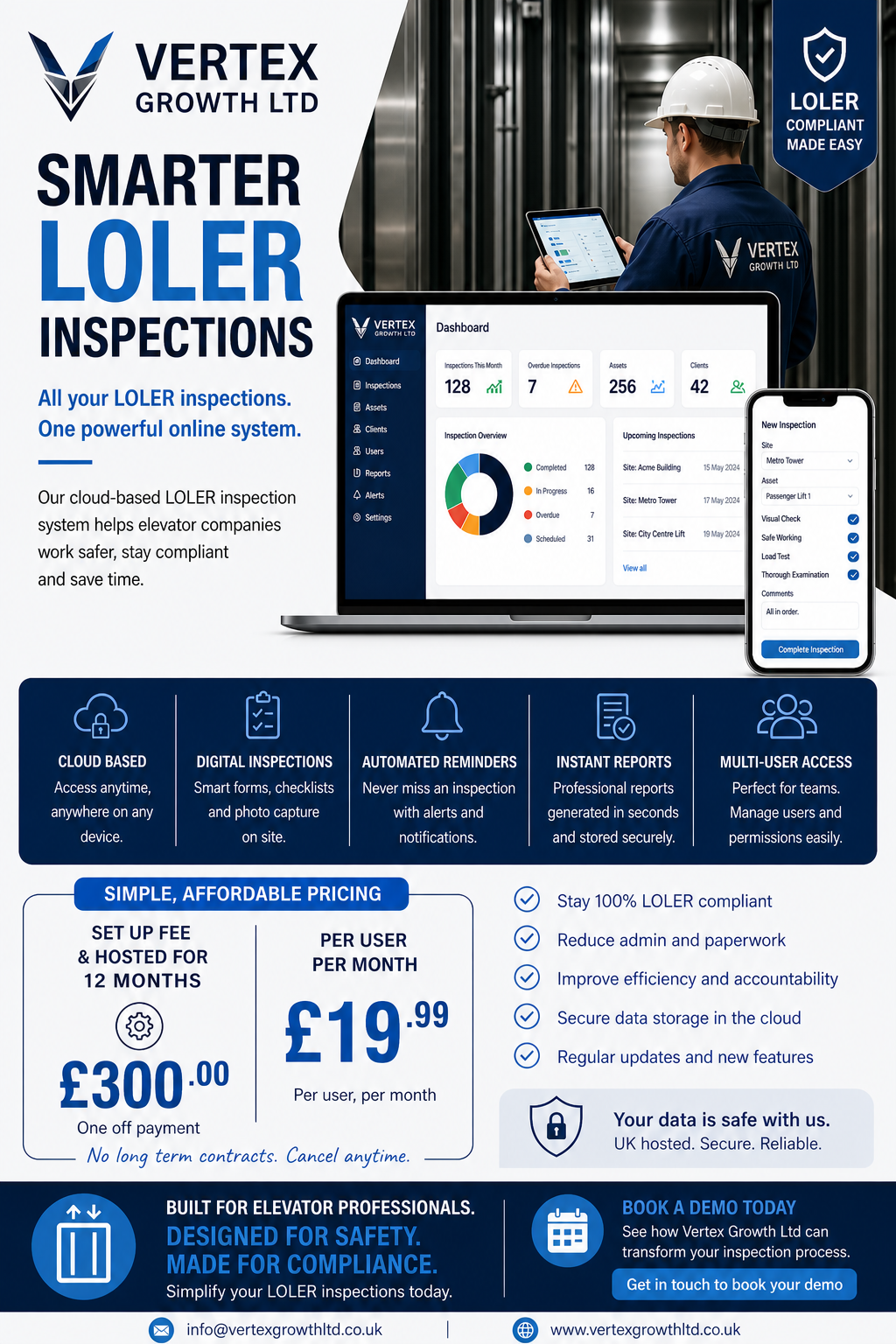 LOLER Inspection CRM system