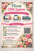 Customer Relationship Management software for Florist Traders