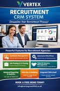 Customer Relationship Management software for a recruitment Hosted